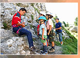 Bambini in montagna